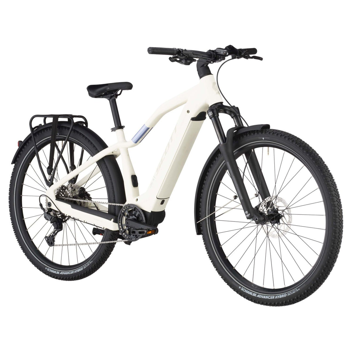 Bicicletas Eléctricas eUrbanas Scott Axis 40 2025 Cotton White