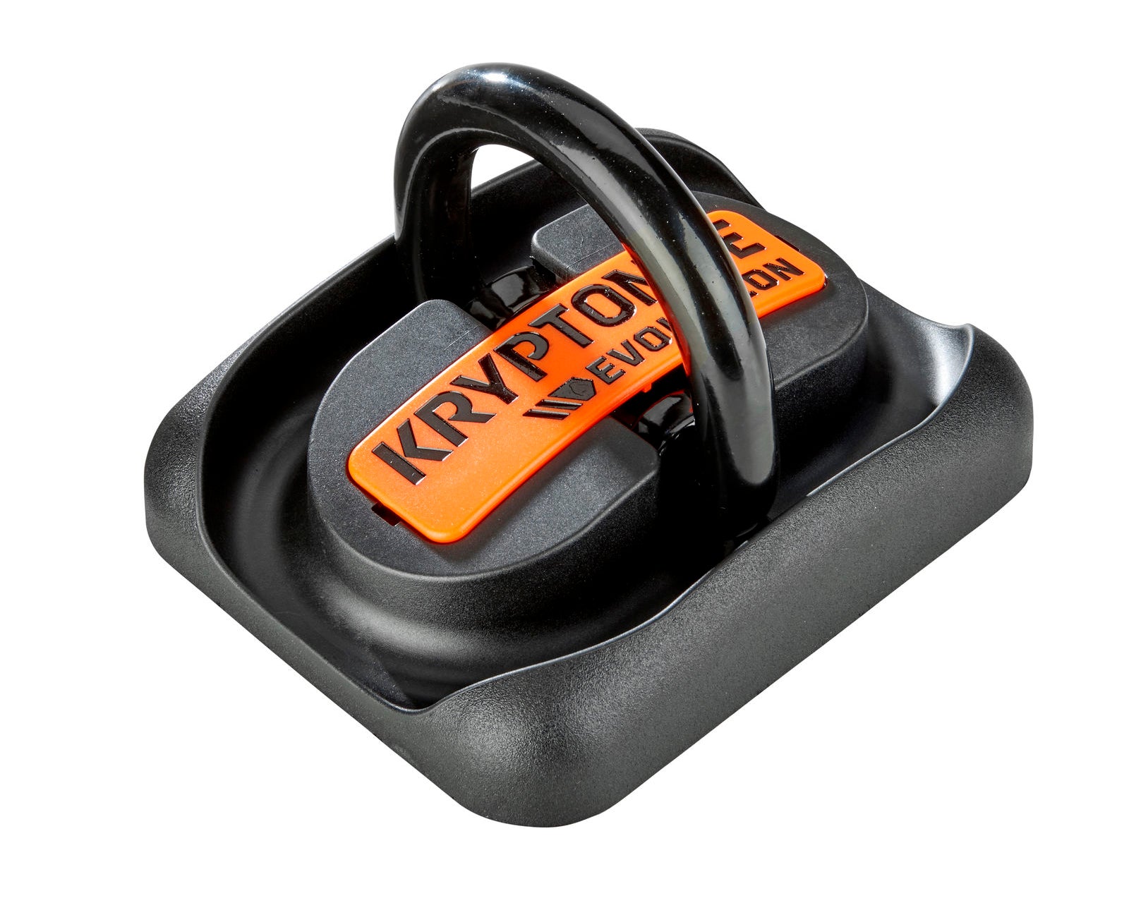 Kryptonite Anclaje Suelo Ancho Evolution Naranja/Negro