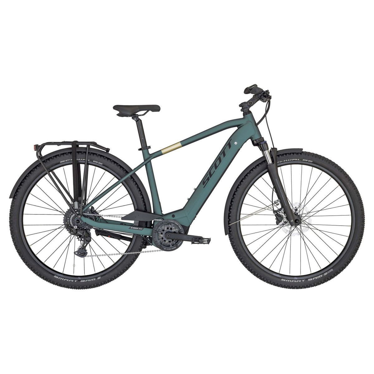 Bicicletas Eléctricas eUrbanas Scott Sub Cross eRIDE 30 Hombre EQ 2024 Verde