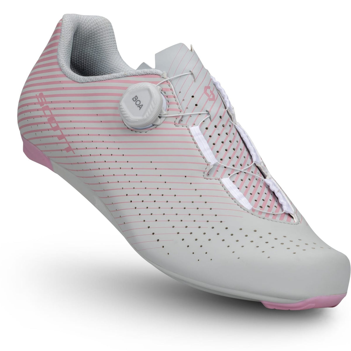 Zapatillas Carretera Scott Road Comp Mujer Gris/Rosa