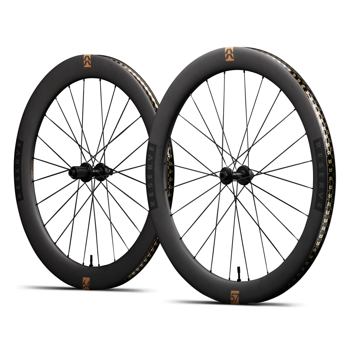 Juego Ruedas Carretera Reserve 57/64 Turbulent Aero DT Swiss 240 HG-EV Center Lock Negro