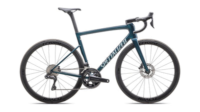 Tarmac SL8 Expert Ultegra Di2 Specialized 2025 Gloss Deep Lake Metallic/Green Pearl Over Seafoam #2