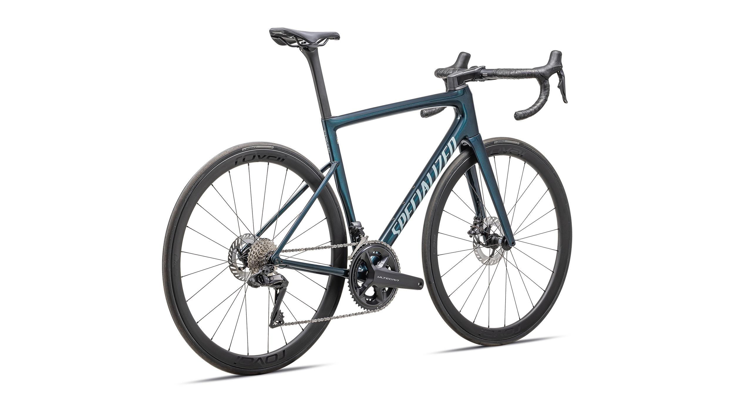 Tarmac SL8 Expert Ultegra Di2 Specialized 2025 Gloss Deep Lake Metallic/Green Pearl Over Seafoam #3