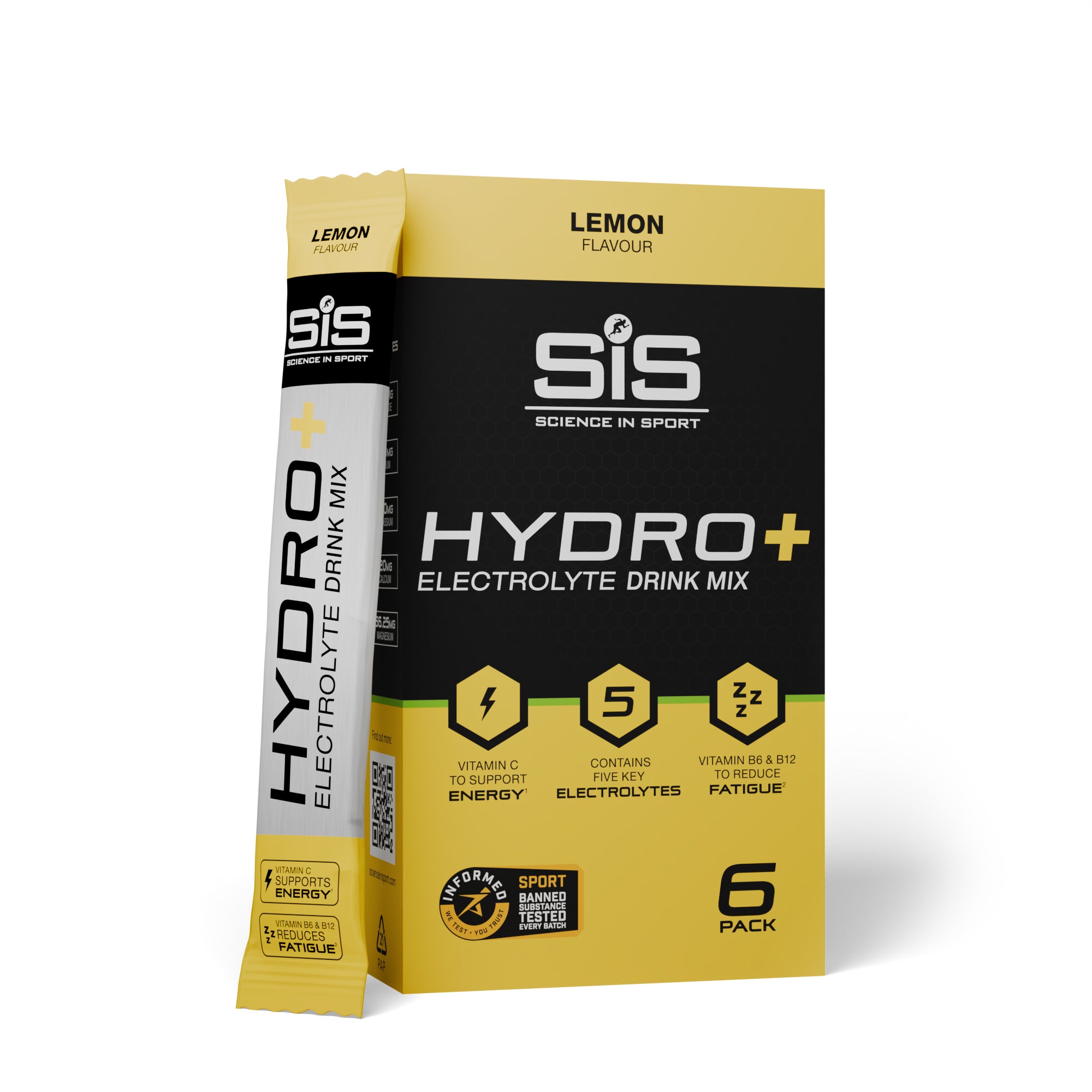 SIS GO Hydro+ Polvos 6x4.5g Limón #2