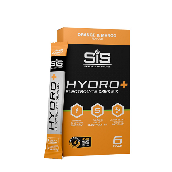 SIS GO Hydro+ Polvos 6x4.5g Naranja Mango