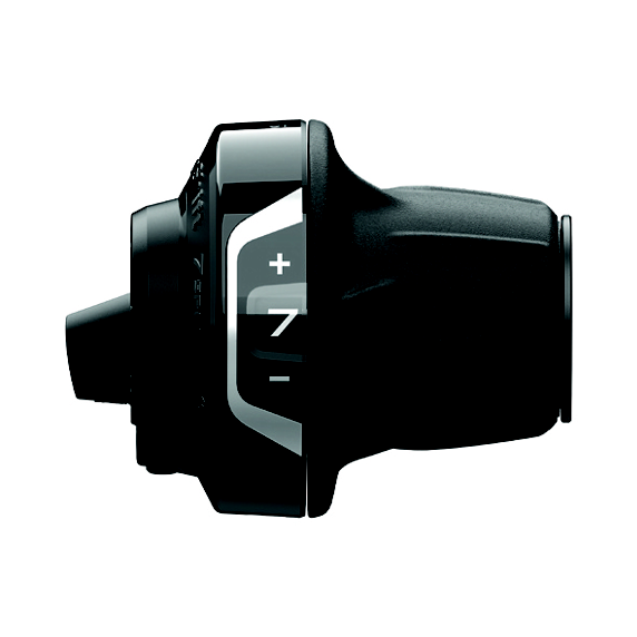 Mando Cambio Derecho Shimano SL-RV400-7R Revoshift Abrazadera 7v Optical Gear Display Negro