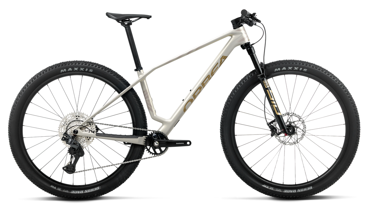 Bicicletas MTB XC Orbea Alma M30 2027 Golden White/Titan Gold Matt