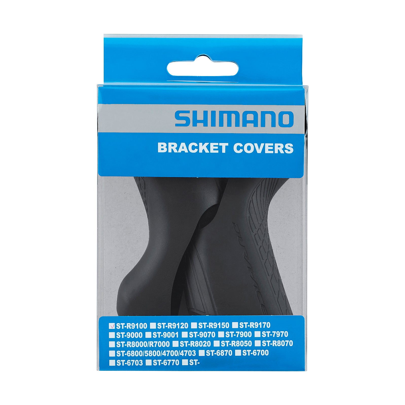 Goma Cubremanetas Shimano ST-R9100 Negro #3