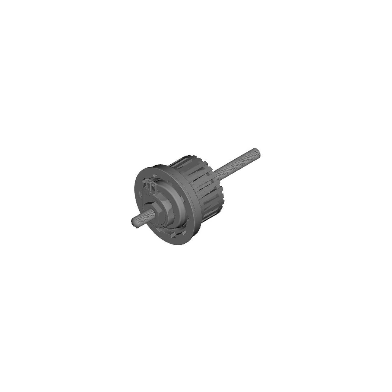 Conjunto Interno Shimano DH-C6000-2R 140mm Negro
