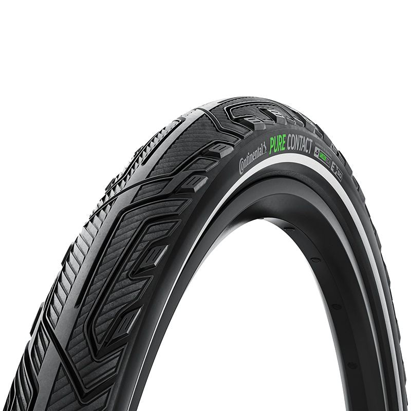 Cubierta Continental Pure Contact 28X2.00 Vectran/Polyx Breaker Plegable Negro Reflectante