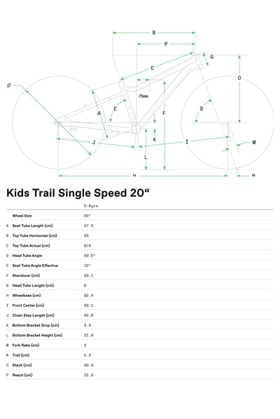 Kids Trail 20 Single Speed Cannondale 2024 Chlorine Blue #6